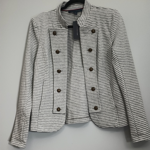 Tommy Hilfiger Jackets & Blazers - Tommy‎ Hilfiger Military Striped Blazer Jacket M